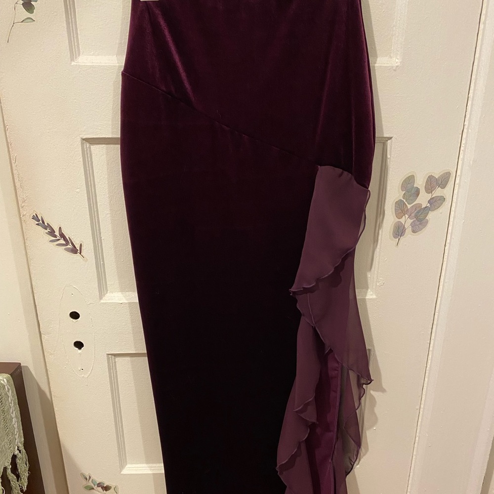Purple velvet set